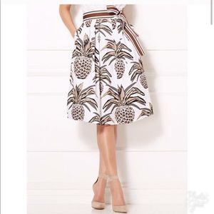 NY&Co pineapple skirt